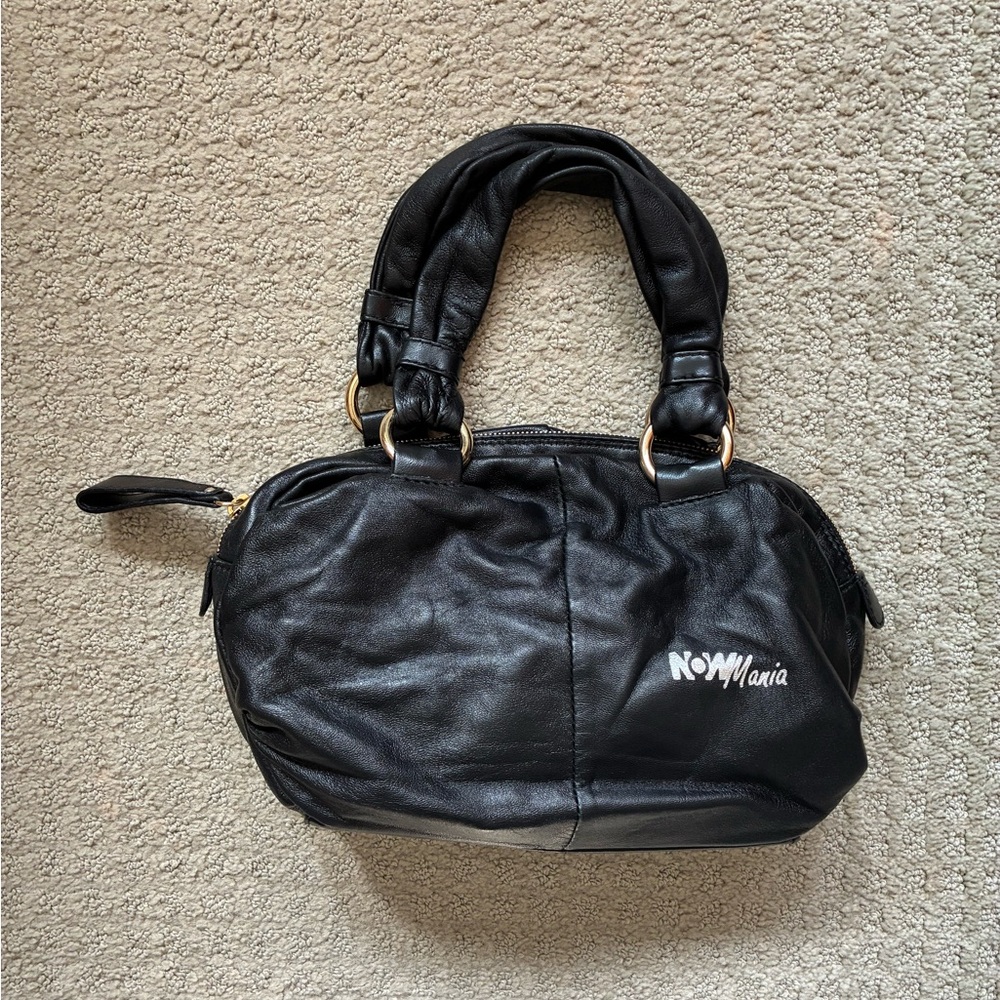 NOWmania Leather Hand Bag - Black